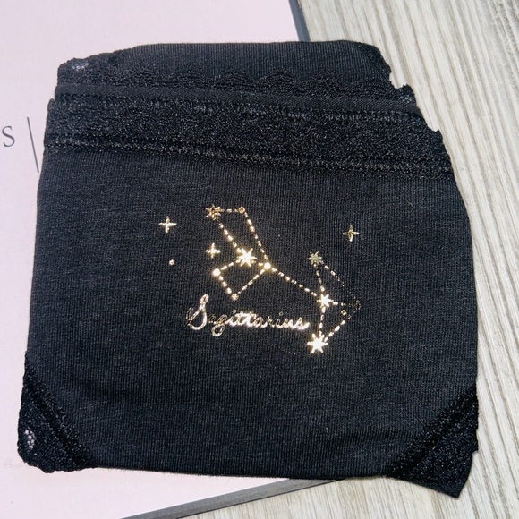♐️ Sagittarius Zodiac Symbol Lace Trim Panty Victoria Secret Small NWT - Picture 8 of 10